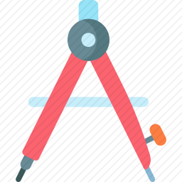 绘图圆规图标
