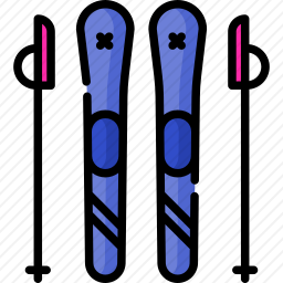 滑雪图标