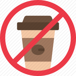 没有咖啡杯图标