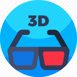 3D眼镜图标