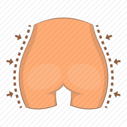 屁股图标