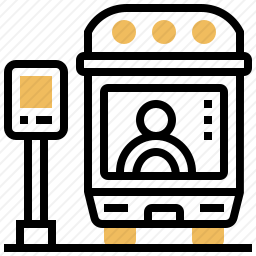 公共汽车站图标