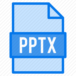 <em>PPTX</em>文件图标