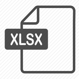 <em>XLSX</em>文件图标