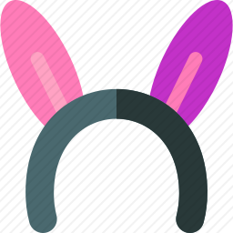 兔耳发箍图标