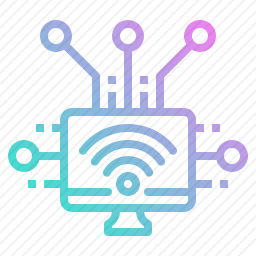 电脑无线图标