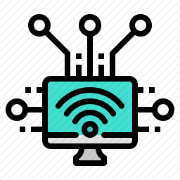 电脑无线图标