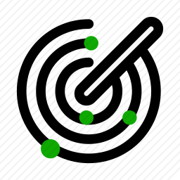 雷达图标