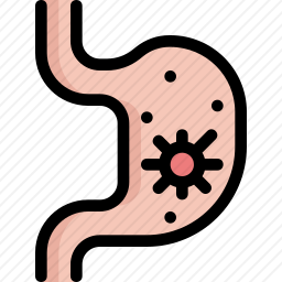 胃病毒图标