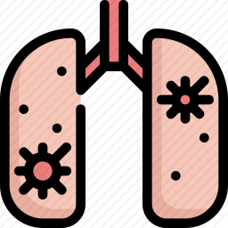 肺病毒图标