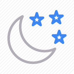月亮星星图标