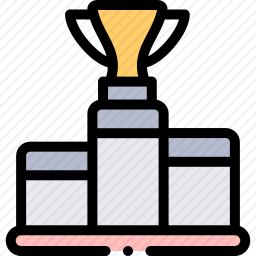 领奖台图标