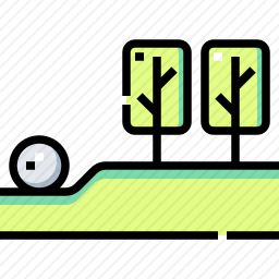 高尔夫球场图标