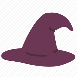 女巫的帽子图标