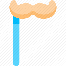 小胡子图标