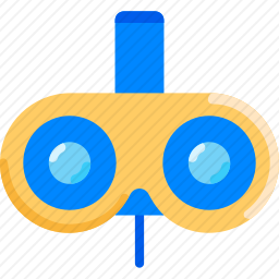 虚拟现实眼镜图标