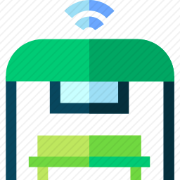 公共汽车站图标
