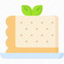 香草蛋糕图标
