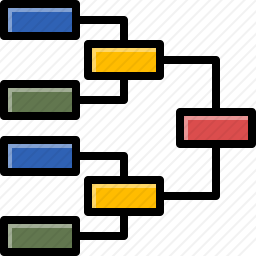 比赛流程图图标