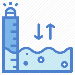 潮水位置图标