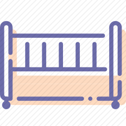 <em>婴儿床</em>图标