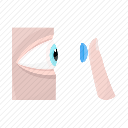 戴隐形眼镜图标