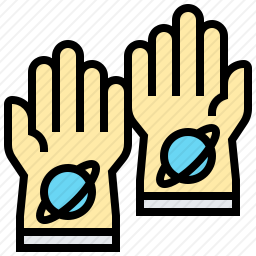 宇航员手套图标
