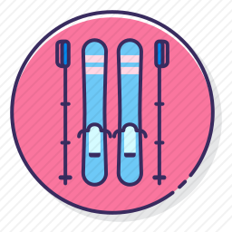 滑雪板图标