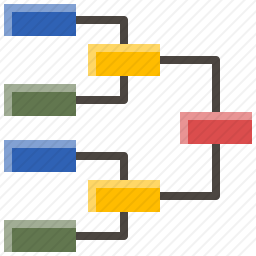 比赛流程图图标