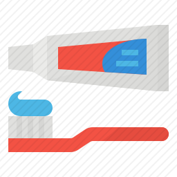 牙刷牙膏图标