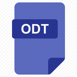 <em>ODT</em>文件图标