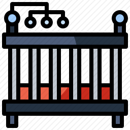 婴儿床图标