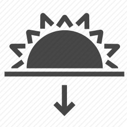 日落图标