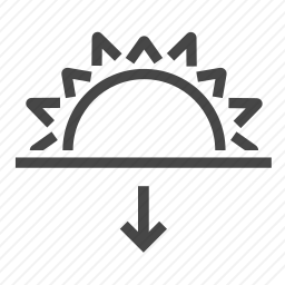 日落图标