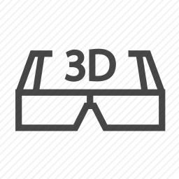 3D眼镜图标