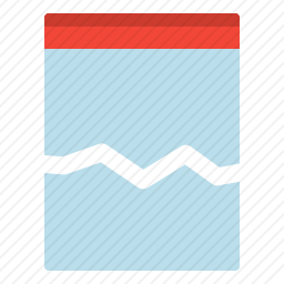 撕裂的文件图标