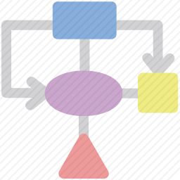 工作流程图标