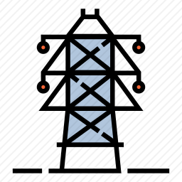 输电线路铁塔图标