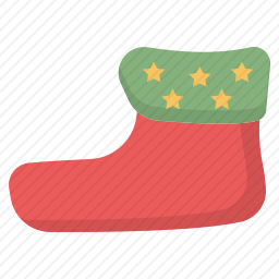 圣诞袜图标