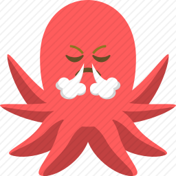 愤怒的章鱼图标