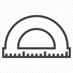 量角器图标