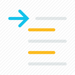 首行缩进图标