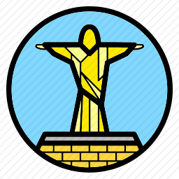基督雕像图标
