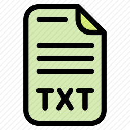 TXT文本图标