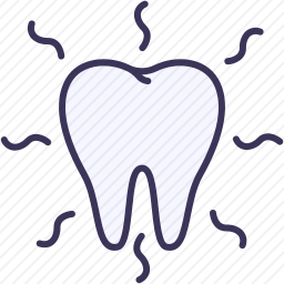 牙齿疼痛图标