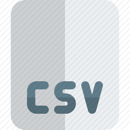 CSV文件格式图标