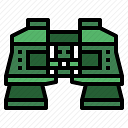 双筒望远镜图标