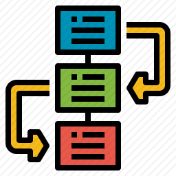 工作流程图标