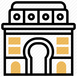 凯旋拱门图标