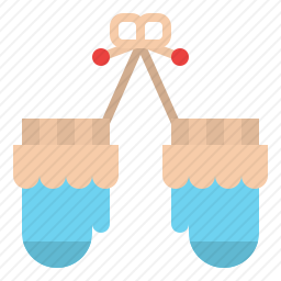 婴儿手套图标
